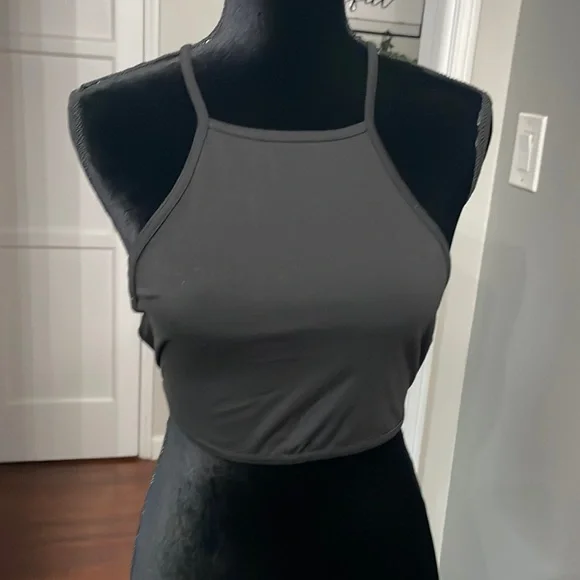 Zuful black Strappy Crop Top - Picture 2 of 7